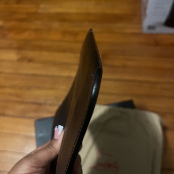 Christian Louboutin Multicolor 'Love' Black Clutch - Picture 8 of 14